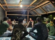 Kapolsek Kunto Darussalam Tinjau Kegiatan Satkamling di Desa Pagaran Tapah