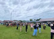 Akhir Pekan Ceria dan Sehat, Warga Binaan Lapas Pasir Pangaraian Gelar Senam Bersama