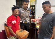 Satresnarkoba Polres Rohul Tangkap Pengedar Ganja di Rambah Tengah Barat, Sita 2.3 Kg Barang Bukti