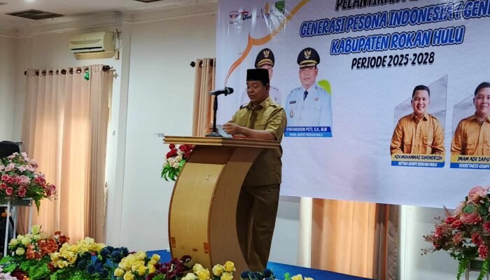 Wabup Rokan Hulu Kukuhkan Pengurus GENPI Baru, Dorong Kolaborasi Promosi Pariwisata Daerah