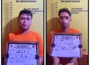 Operasi Antinarkoba, Polsek Rokan IV Koto Ringkus Dua Pengedar di Lubuk Bendahara