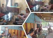 Wujudkan Lingkungan Aman, Polsek Rambah Hilir Adakan Jumat Curhat Bersama Warga
