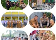 Wujudkan Sekolah Hijau, PJU dan Kapolsek Polres Rohul Serentak Pimpin Upacara di Seluruh Kecamatan