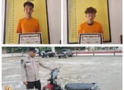 Tim Reskrim Polsek Tambusai Utara Amankan Dua Tersangka Pencurian, Satu Pelaku DPO