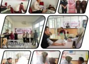 Dalam Rangka HUT Humas Polri ke-74, Polres Rokan Hulu Donor Darah Bersama TNI, Lapas, dan Media