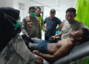 Putus Cinta Seorang Pria Panjat Tower, Polsek Dan warga Berhasil Bujuk Dan Berakhir Diselamatkan