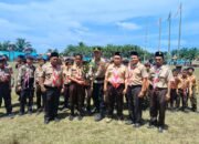 Tutup Secara Resmi Perkemahan Sumpah Pemuda VI, Kapolsek Rambah Samo Bagikan Hadiah Berupa Tanam Pohon