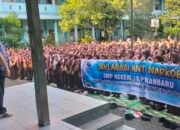 BNNK Pekanbaru Perkuat Edukasi Bahaya Narkoba dan Deklarasi Sikap Anti Narkoba di Kalangan Pelajar SMPN 10