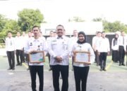 Dorong Semangat Kerja dan Kebersihan, Lapas Pasir Pangaraian Gelar Pemberian Penghargaan untuk Pegawai Teladan