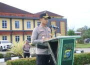 Operasi Zebra Lancang Kuning 2025 Dimulai, Kapolres Emil Eka Putra Komandoi Apel Pasukan