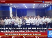 Wabup Syafaruddin Poti Buka FGD Optimalisasi PAD Tahun 2026