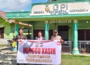 Program Minggu Kasih, Polsek Tambusai Gelar Patroli R4 Pengamanan Ibadah Jemaat Gereja