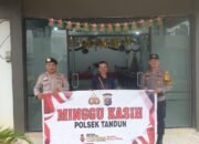 Program Minggu Kasih, Polsek Tandun Serap Keluhan Jemaat Terkait Kenalpot Brong
