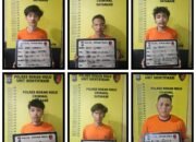 Tim Resmob Polres Rohul Amankan Enam Anggota Komplotan Curas di Pematang Berangan