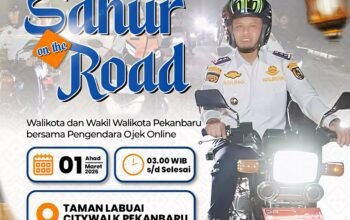Walikota Pekanbaru akan Sahur On The Road dengan 1.500 Driver Ojol