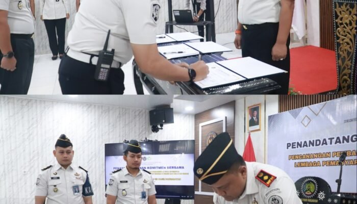 Perkuat Zona Integritas, Lapas Pasir Pangaraian Teken Komitmen Bersama WBK/WBBM 2026