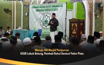 Menuju 145 Masjid Paripurna: GSSB Lubuk Betung Pemkab Rohul Santuni Yatim-Piatu