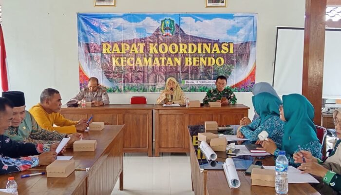 Rakor Kecamatan Bendo Perkuat Sinergi Program dan Stabilitas Wilayah