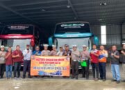 Pastikan Armada Laik Jalan, Polres Madiun Kota dan Polda Jatim Inspeksi Bus Jelang Lebaran 2026