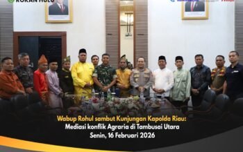 Wabup Rohul sambut Kunjungan Kapolda Riau: Mediasi konflik Agraria di Tambusai Utara
