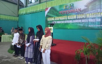 Peresmian Gedung Arupadatu, Perkuat Sinergi TNI dan Pemkab untuk Dukung Stabilitas dan Pembangunan Magetan