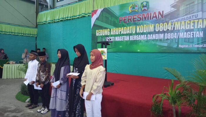 Peresmian Gedung Arupadatu, Perkuat Sinergi TNI dan Pemkab untuk Dukung Stabilitas dan Pembangunan Magetan