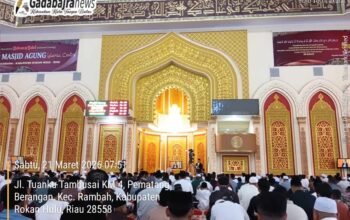 Pemerintah Kabupaten Rokan Hulu Gelar Shalat Idul Fitri 1447 H di Masjid Agung Islamic Center