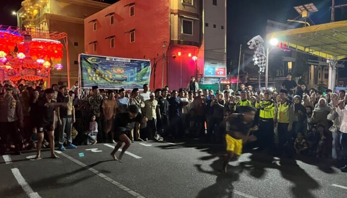 Jelang Idul Fitri 1447 H, Polres Rohil Hadirkan Fun Night Run Bernuansa Edukatif dan Humanis