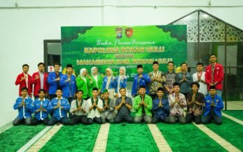 Bangun Komunikasi dan Silaturahmi, Kapolres Rohul Undang Mahasiswa Bukber