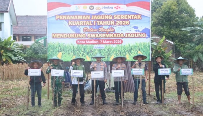 Polres Madiun Kota Konsisten Dukung Ketahanan Pangan, 400 Ton Jagung Telah Disumbangkan