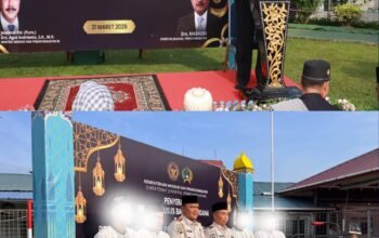 Sebanyak 815 Warga Binaan Lapas Pasir Pangaraian Terima Remisi Lebaran Usai Shalat Id