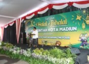 Kapolres Madiun Kota Hadiri Halal Bihalal Bersama Forkopimda di Balai Kota Madiun