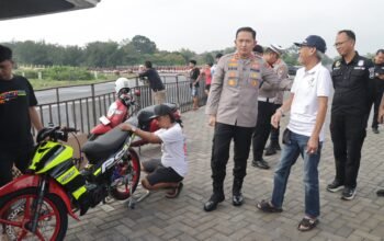 Kapolres Magetan Tinjau Kesiapan Pengamanan Kejurprov Gubernur Cup Jatim Racing Series 2026 di Sirkuit Parang