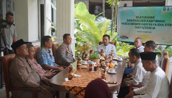 Kapolres Madiun Kota, Tegaskan Sinergitas Kunci Kamtibmas Kondusif Pasca Lebaran