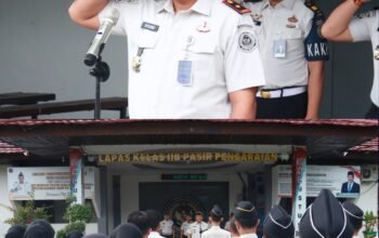 Kalapas Pasir Pangaraian Pimpin Apel Pagi, Tegaskan Penguatan Agenda Kedinasan bagi Seluruh Pegawai