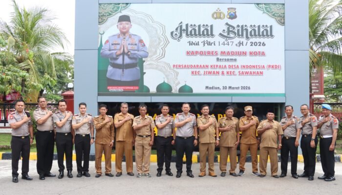 Sinergi Kamtibmas, Kapolres Madiun Kota Gelar Halal Bihalal Bersama PKDI Madiun