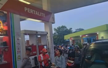 Isu Kenaikan BBM, Polres Madiun Kota Pastikan Stok SPBU Aman