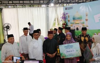 Penutupan Festival Hadroh L-Habsy Distrik Barat Warnai Semangat Syiar Islam di PTPN IV Regional III