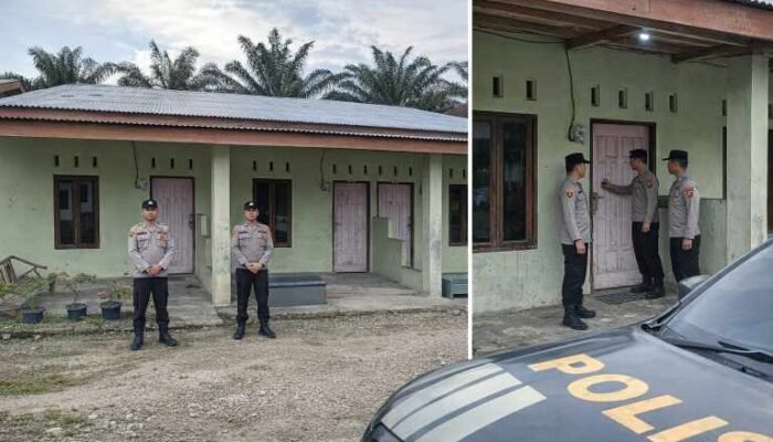 Cegah Pencurian Saat Mudik, Polsek Bonai Darussalam Rutin Patroli Rumah Ditinggal