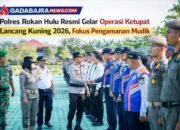Polres Rokan Hulu Resmi Gelar Operasi Ketupat Lancang Kuning 2026, Fokus Pengamanan Mudik