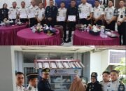 Puncak HBP ke-62, Lapas Pasir Pangarayan Ikuti Tasyakuran Virtual dan Salurkan Beasiswa serta Bantuan Gerobak Usaha