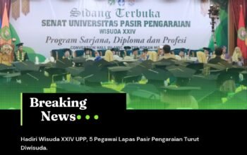 Hadiri Wisuda XXIV UPP, 5 Pegawai Lapas Pasir Pengaraian Turut Diwisuda