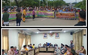 Perjuangkan Hak Ulayat, Massa PMRK Gelar Aksi Damai, DPRD Rokan Hulu Sepakati Solusi Bersama