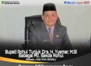 Bupati Anton Percayakan Yusmar sebagai Plt Sekda Rohul sampai Juni 2026