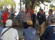 Polri Hadir, Berikan Pengamanan Audiensi PKL Alun alun Kota Madiun