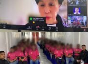 Khidmat dari Balik Jeruji, Warga Binaan Lapas Pasir Pangaraian Ikuti Ibadah Jumat Agung Secara Online