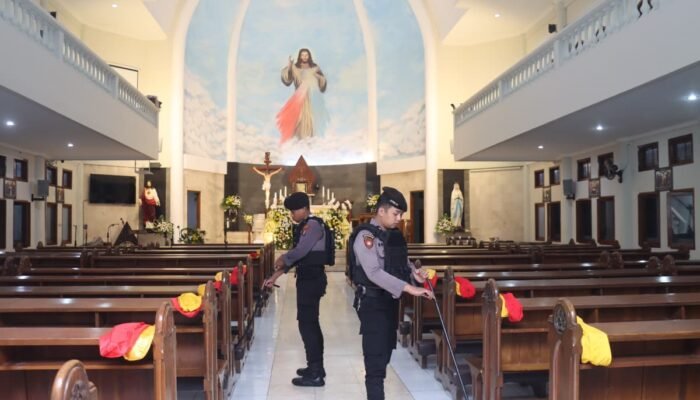 Sterilisasi hingga Pengaturan Lalin, Polres Magetan Total Amankan Ibadah Paskah