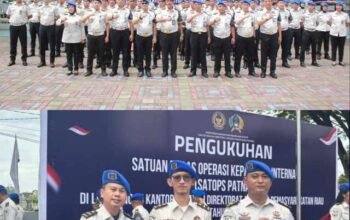 Tingkatkan Fungsi Kontrol, Lapas Pasir Pangaraian Ambil Bagian dalam Pengukuhan Satops Patnal Riau