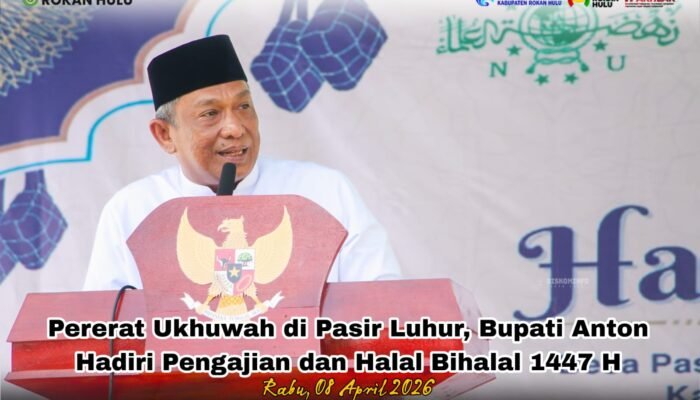 Perkuat Ukhuwah Islamiyah, Bupati Anton Hadiri Pengajian dan Halal Bihalal 1447 H di Pasir Luhur