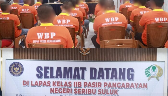 Tingkatkan Pemahaman Hukum, Lapas Pasir Pangaraian Terima Kunjungan POSBAKUMADIN Siak